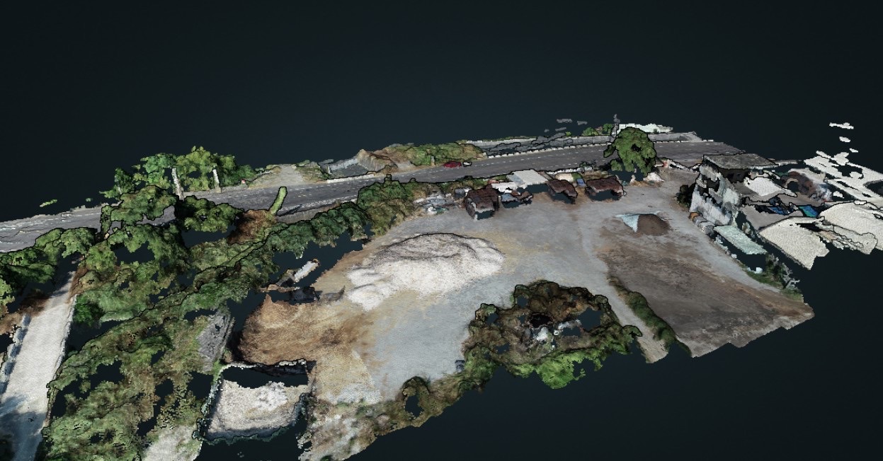 Fig0. WebODM製作之3D模型