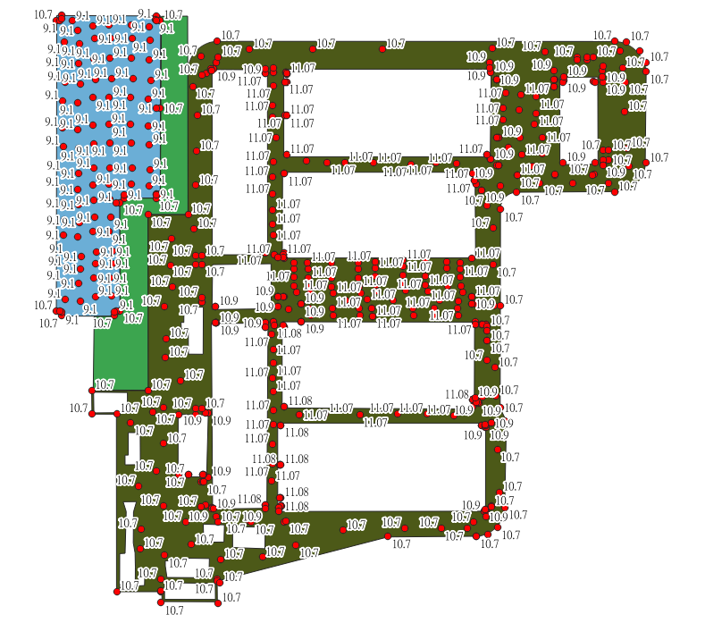 Fig5. 設計完成面點資料