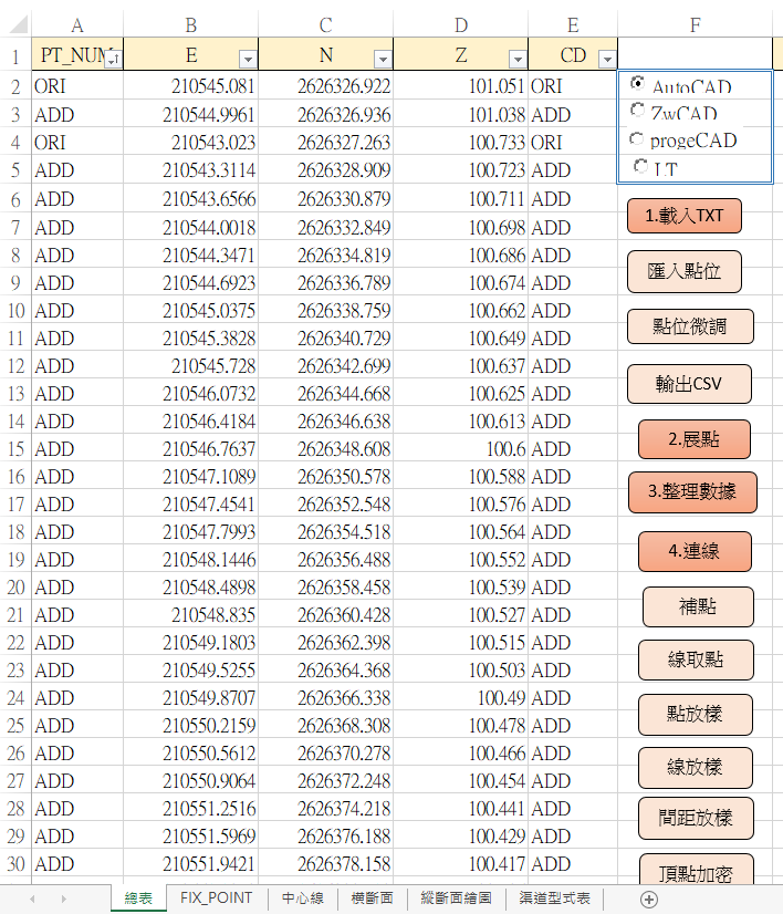 Fig2. VBA控制畫面